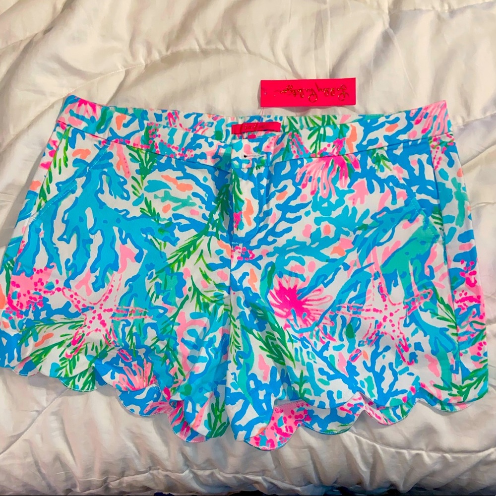 Lily Pulitzer Coral Bay Stretch Shorts